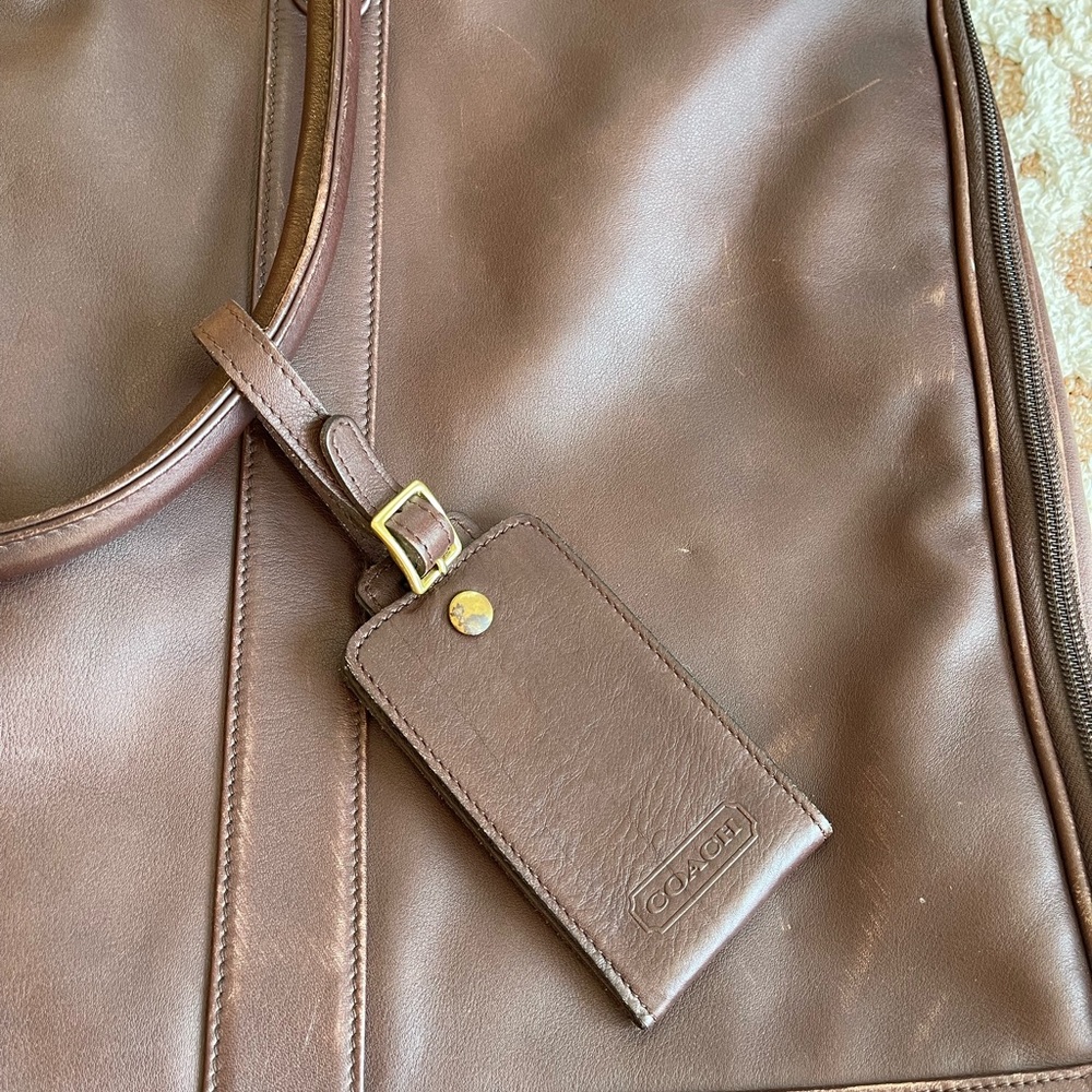 Vintage - Coach Leather Garment Bag - Picture 3 of 7
